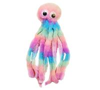 Gato Mastica Juguetes - Suave Peluche Dentición Gatito Interactivo Almohada Calamar Gato Juguete | Juegos de Cepillarse los Dientes Suave Gatos de Juguete, Juguete Divertido Mascota para la Dentición