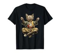 Gato Meditando Camiseta