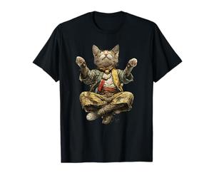 Gato Meditando Camiseta