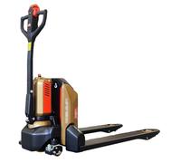 Gato mini palet con batería de litio, capacidad de 1,496.9 kg, ideal para espacios reducidos, manejo de materiales Equint (68,5 cm), diseño eficiente y compacto