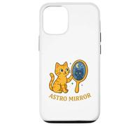 Gato místico cósmico Astro Mirror Carcasa para iPhone 12/12 Pro