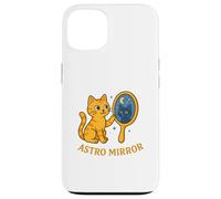 Gato místico cósmico Astro Mirror Carcasa para iPhone 13