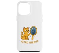 Gato místico cósmico Astro Mirror Carcasa para iPhone 13 Pro MAX
