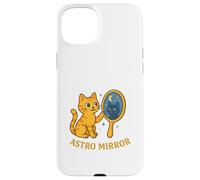 Gato místico cósmico Astro Mirror Carcasa para iPhone 15 Plus