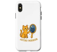 Gato místico cósmico Astro Mirror Carcasa para iPhone X/XS