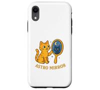 Gato místico cósmico Astro Mirror Carcasa para iPhone XR