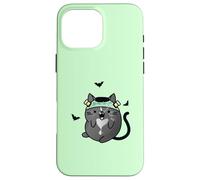 Gato Monstruo Frankenstein de Halloween Carcasa para iPhone 16 Pro MAX