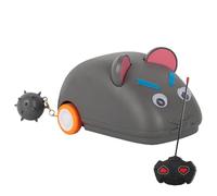 gato móvil automático - ratón electrónico inteligente para casa tigre, juguetes de simulación interactivos | de carreras remotas controlables para tratar con en el pero