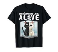 Gato Muerto Vivo Ciencia Geek de Schrödinger Camiseta