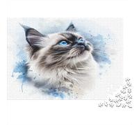 Gato muñeco Adultos Puzzle De 1000 Piezas Imposible Puzzle Regalo De Puzle Rompecabezas 1000 Piezas para Adultos Juegos EduGatosivos Rompecabezas De Madera 1000pcs (75x50cm)