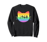 Gato nacido en 1960 Año Cumpleaños Mamá Papá de gato Sudadera
