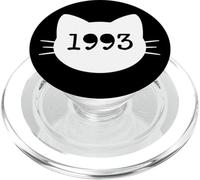 Gato nacido en 1993 Año Cumpleaños Mamá Papá de gato PopSockets PopGrip para MagSafe