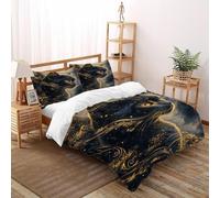 Gato Negro Edredón De Doble Capa tótem Animal Hipoalergias Chaqueta De Edredón De Microfibra Impresión 3D Juego De Ropa De Cama De 3 Piezas Super King(260x220cm)