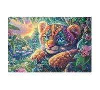 Gato Negro en el Bosque de Noche Rompecabezas 1000 Piezas Cartón para Adultos Y Adolescentes para Coleccionistas Decoración Única Hogar Antiestrés Regalo Reyes Magos 1000 PCS