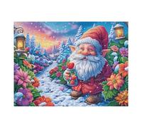 Gato Negro Entre Flores Densas Rompecabezas 500 Piezas Cartón para Expertos Figure Snow Bloom Mejora Memoria Actividad Tiempo Libre Pack Completo Original 500 PCS