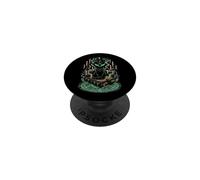 Gato Negro Místico Grimorio Brujería Gótico Oculto PopSockets PopGrip Adhesivo