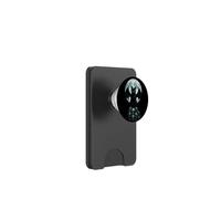 Gato Negro, murciélago, Halloween, Calaveras góticas, Luna, mamá, papá PopSockets PopWallet para MagSafe