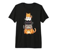 Gato, Niños | Gatos y Gatitos Lindos, Amante de los Gatos | Anime y Kawaii Camiseta Premium