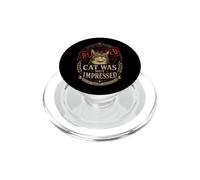 Gato No Estaba Impresionado Diseno Divertido PopSockets PopGrip para MagSafe