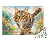 Gato Oriental de Pelo Corto Rompecabezas 1000 Piezas Puzzle para Adultos Y Niños - Juego Didáctico,Divertida Actividad para Toda La Familia 38x26cm/1000pcs