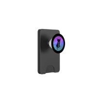Gato Origami Galaxia Vaporwave Estética Animales Retro PopSockets PopWallet para MagSafe