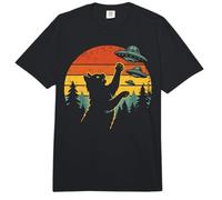 Gato OVNI Camiseta Invasión Alienígena Platillo Volante Comfort Colors Adult Heavyweight T-Shirt