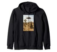 Gato OVNI: Gato secuestro del Desierto Sudadera con Capucha