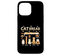 Gato Pan Amante Gatito Mascota Dueño De Animales Foodie Dibujos Animados Carcasa para iPhone 13 Pro Max