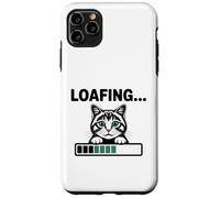 Gato, pantalla de carga, solo pan de gato que es un gato holgazán Carcasa para iPhone 11 Pro Max