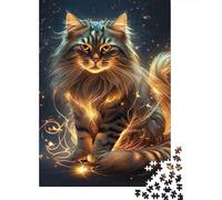 Gato Paquete De 1000 Piezas Fire Magic Gato Papel Ecológico Entrenamiento Cerebral Actividad De Vinculación Familiar Ocio En Casa Desafiante 70x50cm/1000pcs
