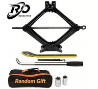 Gato para coche de resistencia de 2.5 toneladas, gato hidráulico de piso, herramienta de elevación, equipo portátil de reparación de automóviles para coches, SUV y garaje doméstico