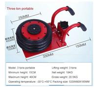 Gato para coche, Gato neumático for coche de 3 toneladas, gato neumático de triple bolsa, tipo manual, equipo de elevación for talleres de reparación de garajes.(ME18T)