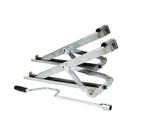 Gato para Remolque 2pcs rv Soportes de estabilización del remolque con 1 mango mano Jacks estilo C Caravana Estacionamiento Patas Camping Estabilizador Partes Accesorios