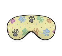 Gato perro mano pie máscara para dormir con los ojos vendados linda pata ajustable súper suave suave máscara de ojos cubierta para hombres mujeres viajes y siesta