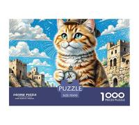 Gato Persa 1000 Pièces Puzzles Pour Adultes Et Enfants Mascota Animal Premium Quality Difficile Et Stimulant Activité Familiale Parfaite Art Classique 70x50cm/1000pcs