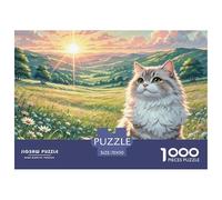 Gato Persa 1000 Pièces Puzzles Pour Adultes Et Enfants Mascota Animal Premium Quality Difficile Et Stimulant Activité Familiale Parfaite Art Classique 70x50cm/1000pcs
