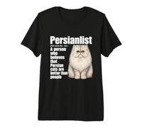 Gato Persa Persa Mejor Que la Gente Humor Camiseta Premium