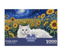 Gato Persa Puzzle 1000 Piezas para Adultos Impresionante Gato Lindo Mascota Juego Familiar con Juguete Colorido Regalo 38x26cm/1000pcs