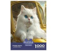 Gato Persa Puzzle 1000 Piezas Un Desafío Imposible Juguetes Resistentes A La Presión para Toda La Familia Regalos para Mujeresregalos para Hombres para Adultos Y Niños 70x50cm/1000pcs