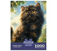Gato Persa Puzzle De 1000 Piezas para Adultos Y Niños Mayores De 12 Años Animales Rompecabeza Exclusivo Entretenimiento Creativo Pintura Juego Familiar 70x50cm/1000pcs