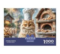Gato Persa Puzzles 1000 Pièces Pour Adultes Et Enfants Mascota Animal Premium Quality Difficile Et Stimulant Parfait Les Amateurs De Art Classique 70x50cm/1000pcs