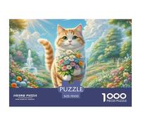 Gato Persa Puzzles 1000 Pièces Pour Adultes Sur Le Thème De Mascota Animal Classique Difficile Et Stimulant Parfait Les Amateurs Art 70x50cm/1000pcs