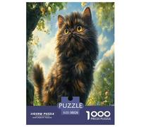 Gato Persa Puzzles 1000 Piezas Un Desafiante Juguetes Resistentes A La Presión para Toda La Familia Regalos Familiares para Adultos Y Niños 38x26cm/1000pcs