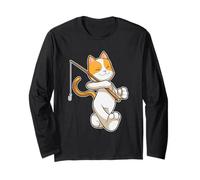 Gato Pescador Caña de Pescar Pesca Manga Larga