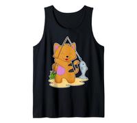 Gato Pescador Pez Pesca Camiseta sin Mangas