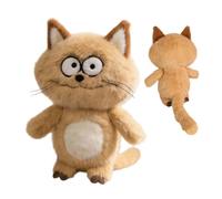 Gato Plush Doll - Soft Stuffed Animal Toy, lindo Decorative Cat Model | Gift for Kids, Boys, Girlfriend, Wife, Friend, Sister, Daughter, Bedroom, Shelf, Mesa, Study, Nursery Decor