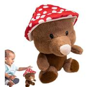 Gato Plush Toy, Soft Mole Doll, Cartoon Stuffed Animal, Huggable Cuddly Fabric, Adorable Design, Birthday Present for Kids, Baby, Family, Friends, 13,78 x 11,81 pulgadas