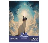 Gato Ragdoll Puzzle 1000 Piezas Un Desafío Imposible Juguetes Resistentes A La Presión para Toda La Familia Regalos para Mujeresregalos para Hombres para Adultos Y Niños 38x26cm/1000pcs