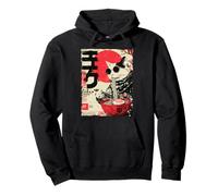 Gato Ramen Cyberpunk Estética Futurista Japonés Anime Gato Sudadera con Capucha