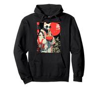 Gato Ramen Cyberpunk Estética Futurista Japonés Anime Gato Sudadera con Capucha